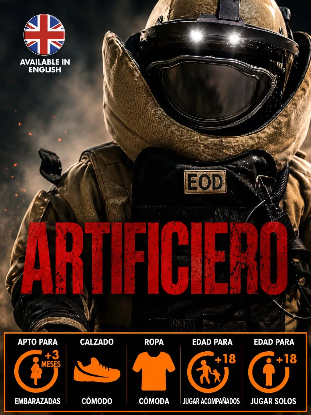 Artificiero en Open Mind Room Escape