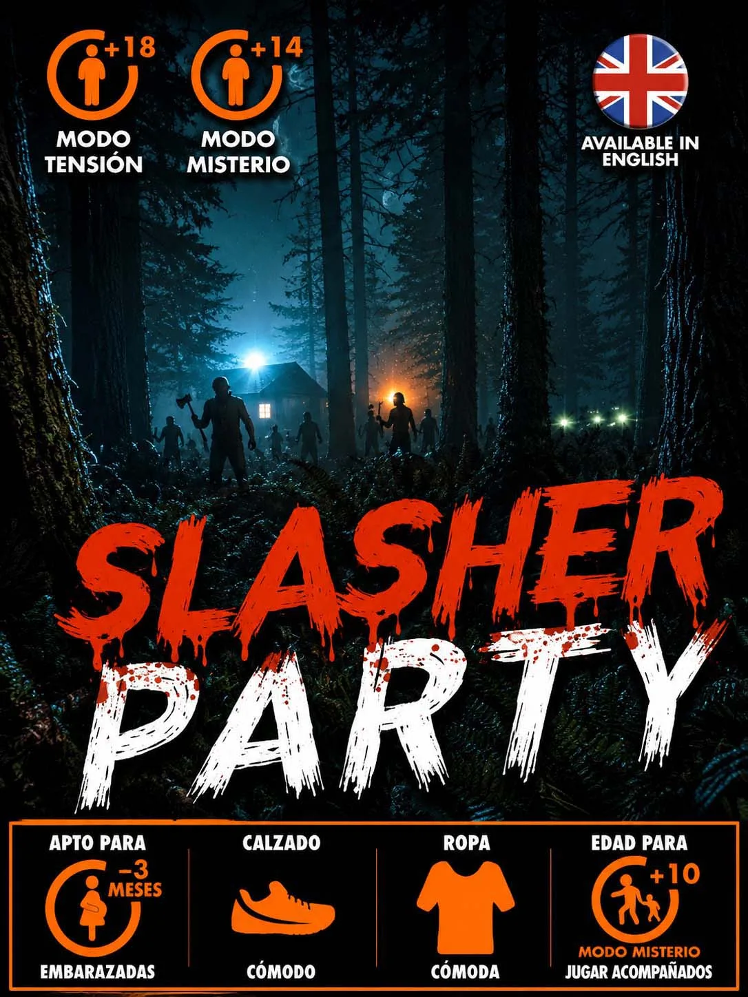 Slasher Party en Open Mind Room Escape