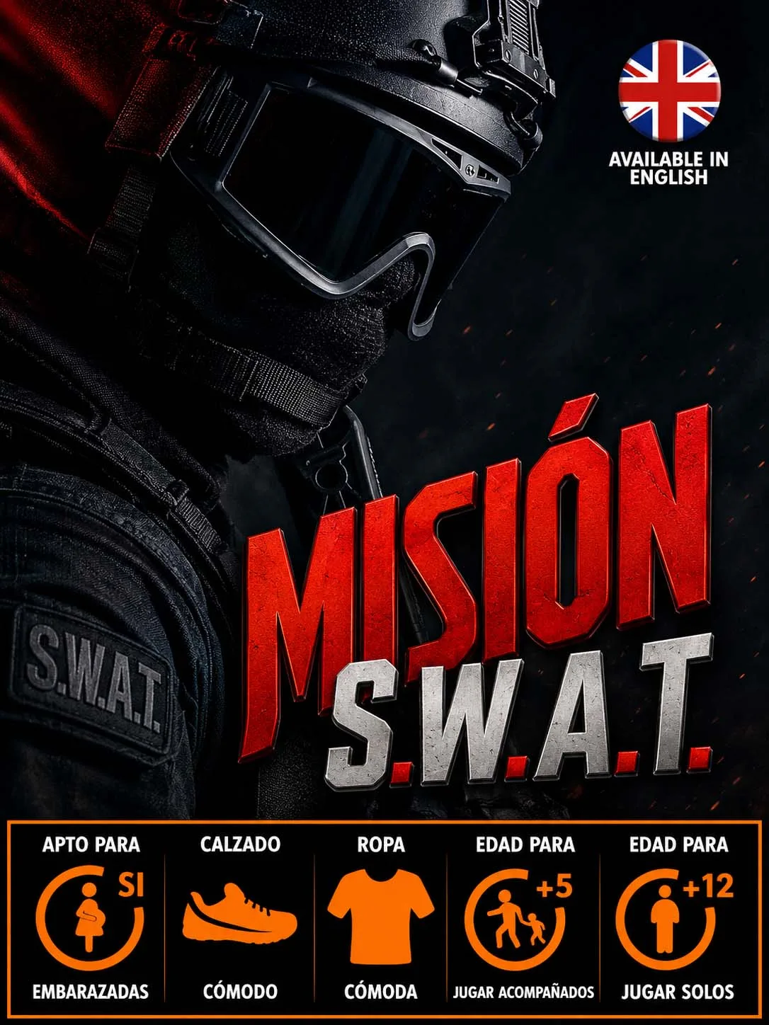 Misión SWAT en Open Mind Room Escape