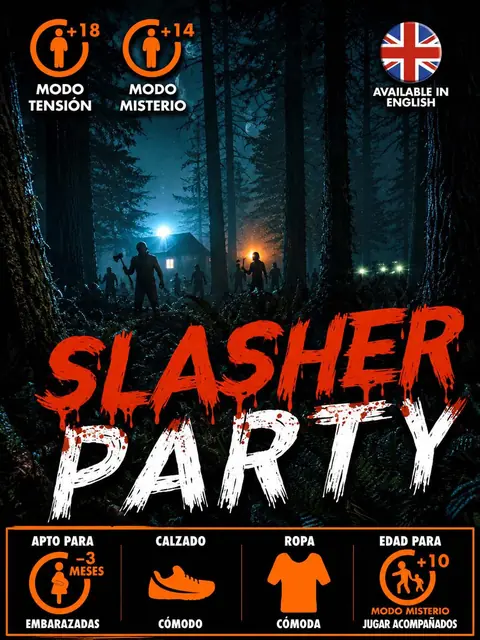 Slasher Party, escape room de Open Mind en Barcelona