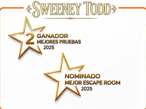 Sweeney Todd: Premio y nominación. Escape Room Awards · 2025